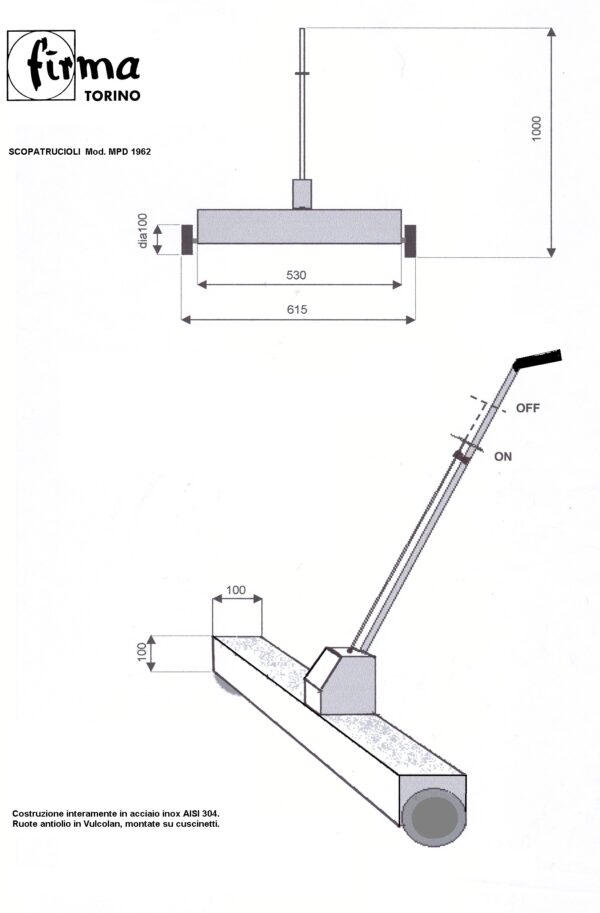 MPD 1962 DIMENSIONI